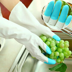 Перчатки МНОГОРАЗОВЫЕ виниловые SUPER КОМФОРТ, гипоаллергенные, размер 8-9, L (большой), вес 90 г, Komfi, ADM, 25591