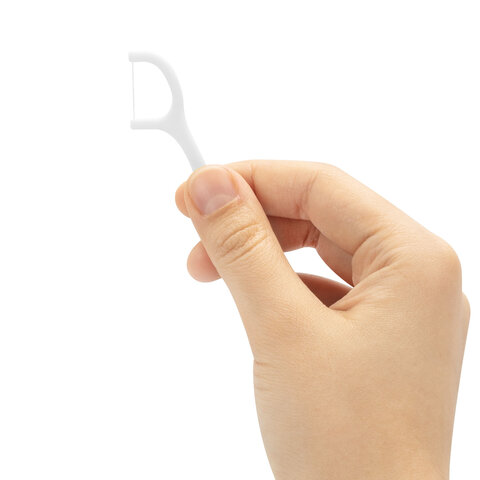 Зубочистки-флоссеры с зубной нитью "150 шт. + 5 шт. в подарок!", зиплок-пакет, LAIMA DENT, 609402