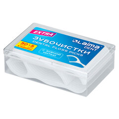 Зубочистки-флоссеры с зубной нитью &laquo;50 шт. + 5 в подарок!&raquo;, в боксе, LAIMA DENT, 609404