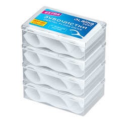 Зубочистки-флоссеры с зубной нитью &laquo;200 шт. (4&times;50 шт.) + 20 в подарок!&raquo;, в боксе, LAIMA DENT, 609406