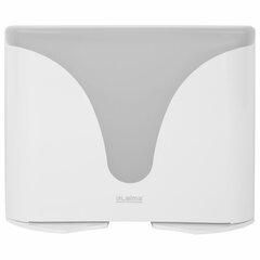 Диспенсер для полотенец EXTRA LAIMA PROFESSIONAL, (Система H2), Z-сложения, белый, ABS-пластик, 609472