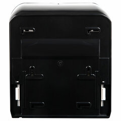 Диспенсер для полотенец в рулонах с автоотрезом листа EXTRA LAIMA PROFESSIONAL, (система H1), черный, ABS-пластик, 609476