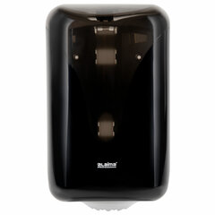 Диспенсер для полотенец с центральной вытяжкой EXTRA LAIMA PROFESSIONAL, (M1/<wbr/>M2), черный, ABS-пластик, 609477