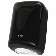 Диспенсер для полотенец с центральной вытяжкой EXTRA LAIMA PROFESSIONAL, (M1/<wbr/>M2), черный, ABS-пластик, 609477
