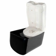 Диспенсер для полотенец с центральной вытяжкой EXTRA LAIMA PROFESSIONAL, (M1/<wbr/>M2), черный, ABS-пластик, 609477