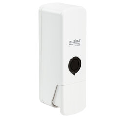 Дозатор для жидкого мыла LAIMA PREMIUM НАЛИВНОЙ, 0,3 л, белый, ABS-пластик, 609498