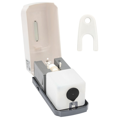 Дозатор для жидкого мыла LAIMA PROFESSIONAL SUPER, НАЛИВНОЙ, СЕНСОРНЫЙ, 1л,белый, ABS-пластик,609501