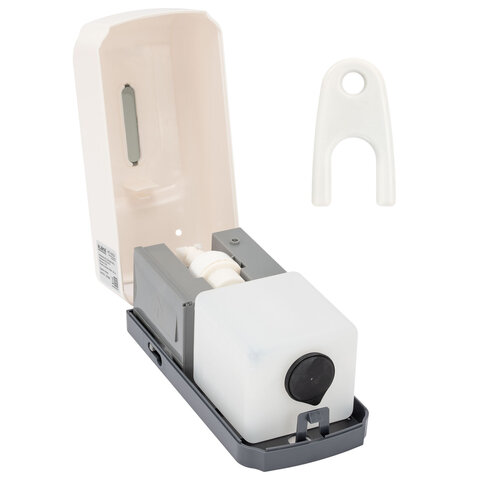 Дозатор для жидкого мыла-пены LAIMA PROFESSIONAL SUPER, НАЛИВНОЙ, СЕНСОРНЫЙ, 1 л, белый,ABS,609502