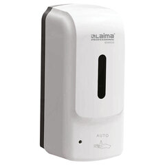 Дозатор для жидкого антисептика LAIMA PROFESSIONAL SUPER, СЕНСОРНЫЙ, 1 л, белый, ABS-пластик, 609503