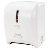 Диспенсер для полотенец в рулонах LAIMA PROFESSIONAL SUPER (H1), механический, белый, ABS-пластик, 609506
