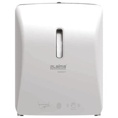 Диспенсер для полотенец в рулонах LAIMA PROFESSIONAL SUPER (H1), СЕНСОРНЫЙ, белый, ABS-пластик, 609507