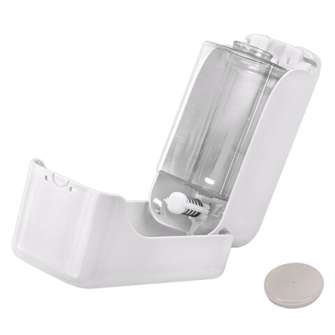 Дозатор для жидкого мыла LAIMA PROFESSIONAL PREMIUM, НАЛИВНОЙ, 1 л, белый, ABS-пластик, 609509