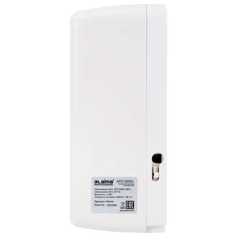 Дозатор для жидкого мыла-пены LAIMA PROFESSIONAL PREMIUM, НАЛИВНОЙ, СЕНСОРНЫЙ, 1л, белый, ABS,609512