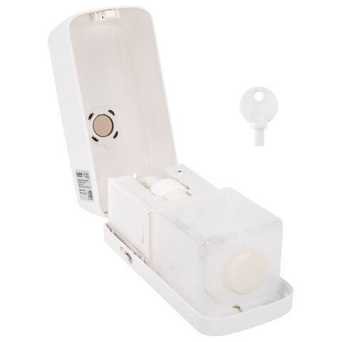 Дозатор для жидкого мыла-пены LAIMA PROFESSIONAL PREMIUM, НАЛИВНОЙ, СЕНСОРНЫЙ, 1л, белый, ABS,609512