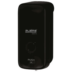 Дозатор для жидкого мыла LAIMA PROFESSIONAL PREMIUM BLACK, НАЛИВНОЙ, 0,5 л, черный, ABS-пластик, 609518