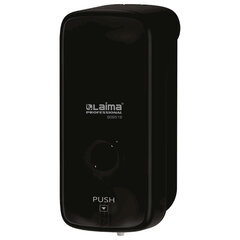Дозатор для жидкого мыла LAIMA PROFESSIONAL PREMIUM BLACK, НАЛИВНОЙ, 1 л, черный, ABS-пластик, 609519