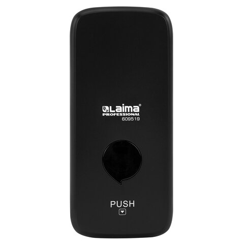 Дозатор для жидкого мыла LAIMA PROFESSIONAL PREMIUM BLACK, НАЛИВНОЙ, 1 л, черный, ABS-пластик,609519