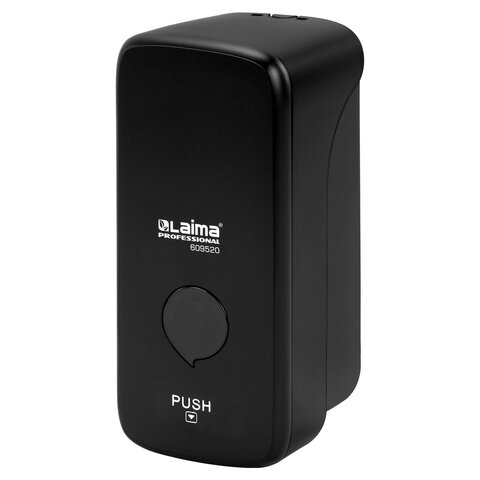 Дозатор для жидкого мыла-пены LAIMA PROFESSIONAL PREMIUM BLACK, НАЛИВНОЙ, 1 л, черный, ABS, 609520