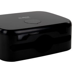 Диспенсер для полотенец LAIMA PROFESSIONAL PREMIUM BLACK (Система H2), Z-сложения, черный, ABS-пластик, 609522