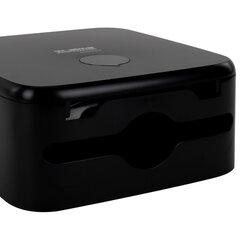 Диспенсер для полотенец LAIMA PROFESSIONAL PREMIUM BLACK (Система H3), V-сложения, черный, ABS-пластик, 609523