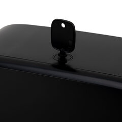 Диспенсер для полотенец LAIMA PROFESSIONAL PREMIUM BLACK (Система H3), V-сложения, черный, ABS-пластик, 609523