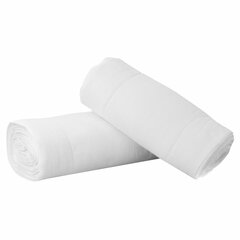 Полотно ВАФЕЛЬНОЕ отбеленное, рулон 0,45&times;60 м, в пакете, плотность 100 (±10) г/<wbr/>м<sup>2</sup>, LAIMA, 609573