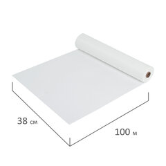 Бумага для выпечки силиконизированная, пергамент 38 см х 100 м, цвет белый, LAIMA, CH, 609588