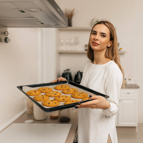 Бумага для выпечки силиконизированная, пергамент 38 см х 50, коричневый, WBZ, 609589