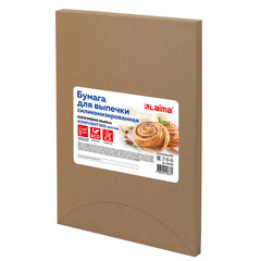 Бумага для выпечки силиконизированная в листах 40 см x 60 см КОМПЛЕКТ 500 штук, цвет коричневый, LAIMA, CH, 609590