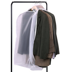 Чехол-кофр объёмный для хранения одежды на молнии, 60&times;30&times;90 см, цвет белый, SHAMAANI (ШАМААНИ), 609596