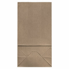 Крафт-пакет бумажный 18&times;12&times;29 см, КОМПЛЕКТ 100 шт., плотность 90 г/<wbr/>м<sup>2</sup>, LAIMA ECO CRAFT, 609683