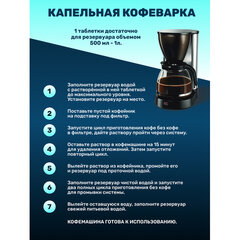 Таблетки для очистки кофемашин 12 шт., CLEAN&FRESH