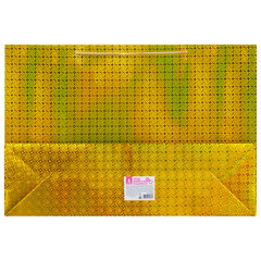 Пакет подарочный (1 шт.) 53&times;16&times;38 см, &laquo;BIG SIZE&raquo;, голография, ассорти 3 цвета, ЗОЛОТАЯ СКАЗКА, 609730