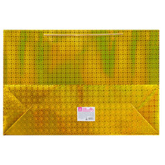 Пакет подарочный (1 шт.) 62&times;17&times;42 см, &laquo;BIG SIZE&raquo;, голография, ассорти 3 цвета, ЗОЛОТАЯ СКАЗКА, 609731