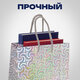 Пакет подарочный 18x10x23 см (M), НАБОР 10 шт., 5 дизайнов, голография, ЗОЛОТАЯ СКАЗКА, 609733