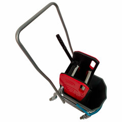 Тележка уборочная Eco-Force, 1 съемное ведро 25 л, отжим, металлический каркас, бесшумные колеса, 21EF/<wbr/>1