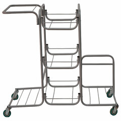 Тележка уборочная Eco-Force МНОГОФУНКЦИОНАЛЬНАЯ MEGA 2 ведра по 25 л, отжим, 3 поддона, держатель и основание для мешка, мешок, 26EF/<wbr/>1