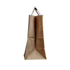 Крафт-пакет бумажный 32&times;20&times;37 см, плоские ручки, плотность 90 г/<wbr/>м<sup>2</sup>