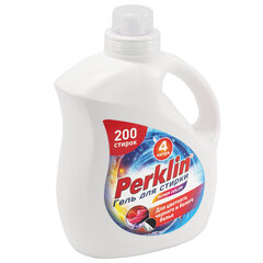 Гель для стирки для всех типов тканей, 200 стирок, 4 л, PERKLIN (ПЕРКЛИН) SUPER COLOR, 609779