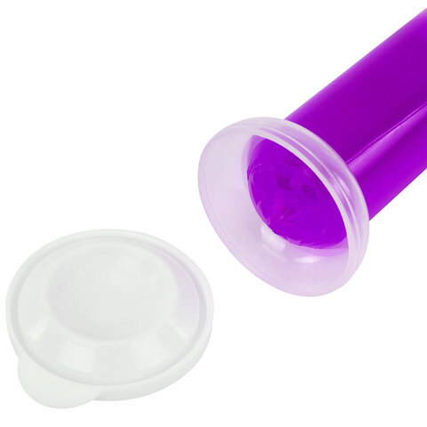 Диски гелевые освежитель очиститель для унитаза 8 дисков 44г, LAIMA, "Лаванда", шприц, 609794