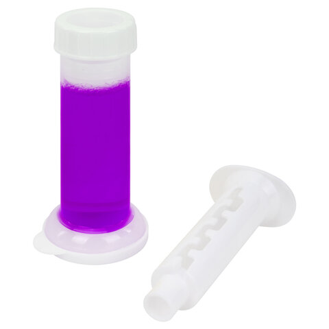 Диски гелевые освежитель очиститель для унитаза 8 дисков 44г, LAIMA, "Лаванда", шприц, 609794