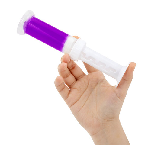 Диски гелевые освежитель очиститель для унитаза 8 дисков 44г, LAIMA, "Лаванда", шприц, 609794