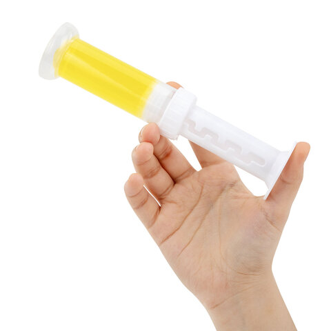 Диски гелевые освежитель очиститель для унитаза 8 дисков 44г, LAIMA, "Лимон", шприц, 609795