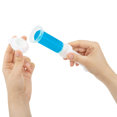 Диски гелевые освежитель очиститель для унитаза 8 дисков 44г, LAIMA, "Океан", шприц, 609796