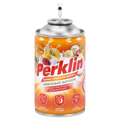 Сменный баллон 250 мл PERKLIN (ПЕРКЛИН) &laquo;Райский десерт&raquo;, для автоматических освежителей, универсальный, 609801