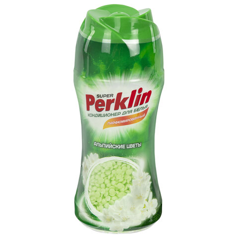 Кондиционер (концентрат) для белья, в гранулах, 250 г, PERKLIN (ПЕРКЛИН) SUPER "Альпийские цветы", 25 стирок, 609819