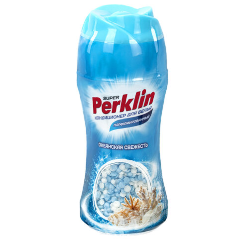 Кондиционер (концентрат) для белья, в гранулах, 250 г, PERKLIN (ПЕРКЛИН) SUPER "Океанская свежесть", 25 стирок, 609821