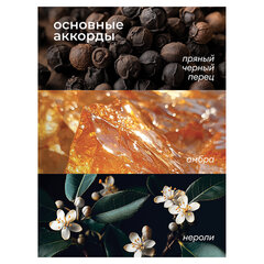 Мыло жидкое парфюмированное 1 л, GRASS MILANA &laquo;Черный перец амбра и нероли&raquo;, дозатор