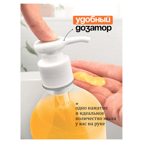 Мыло-крем жидкое 1л GRASS MILANA "Манго и лайм", дозатор, ш/к 10843