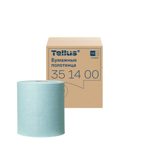 Бумага протирочная 360м полотенца с перфорацией TORK СТАНДАРТ 1-слой, 888 листов 30х40,5см, 351400